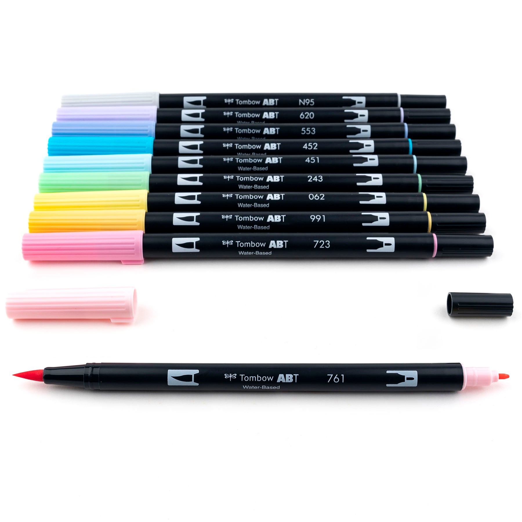 Set de Marcadores Dual Brush Tonos Pastel con 10 piezas