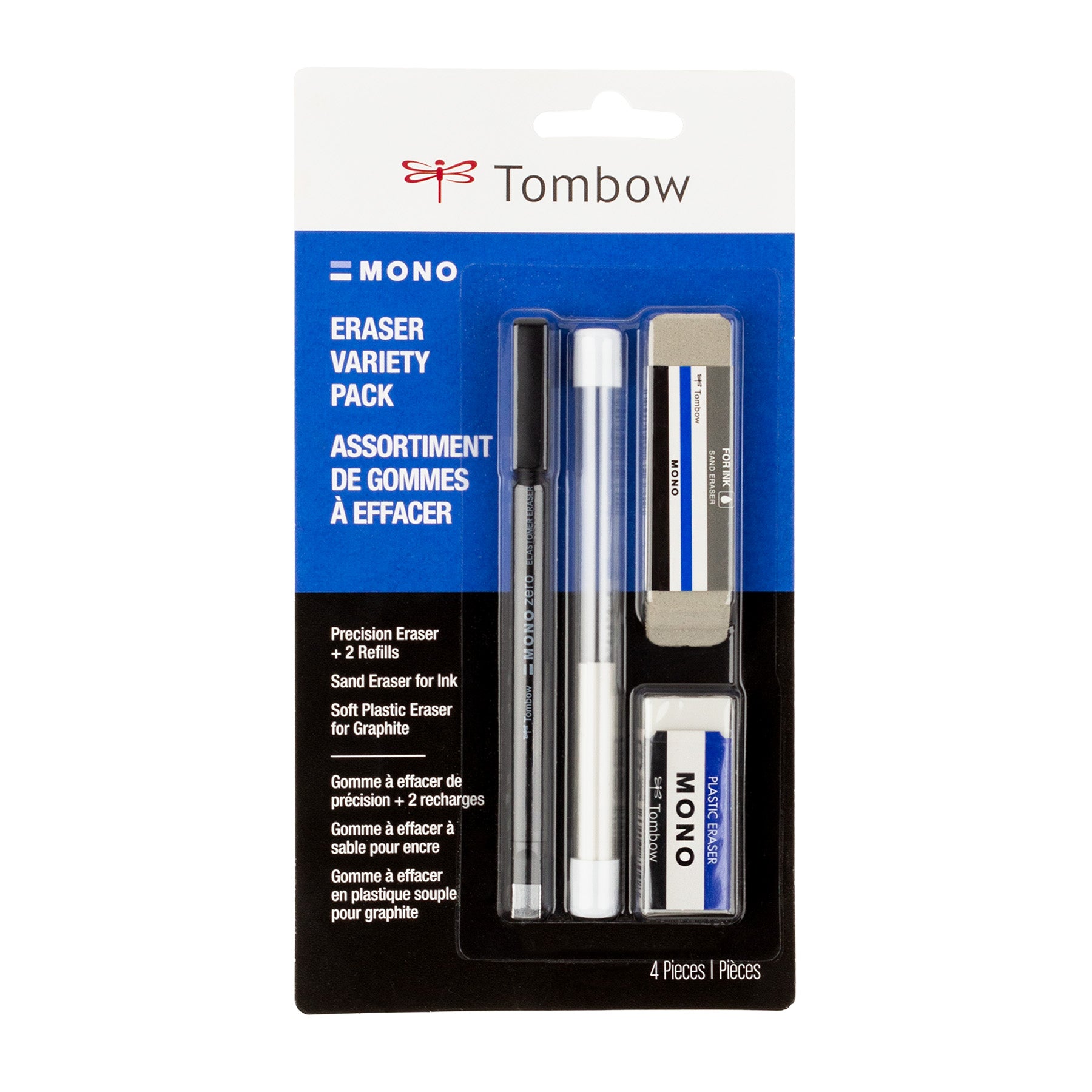 Set de Borradores Tombow con 4 Piezas